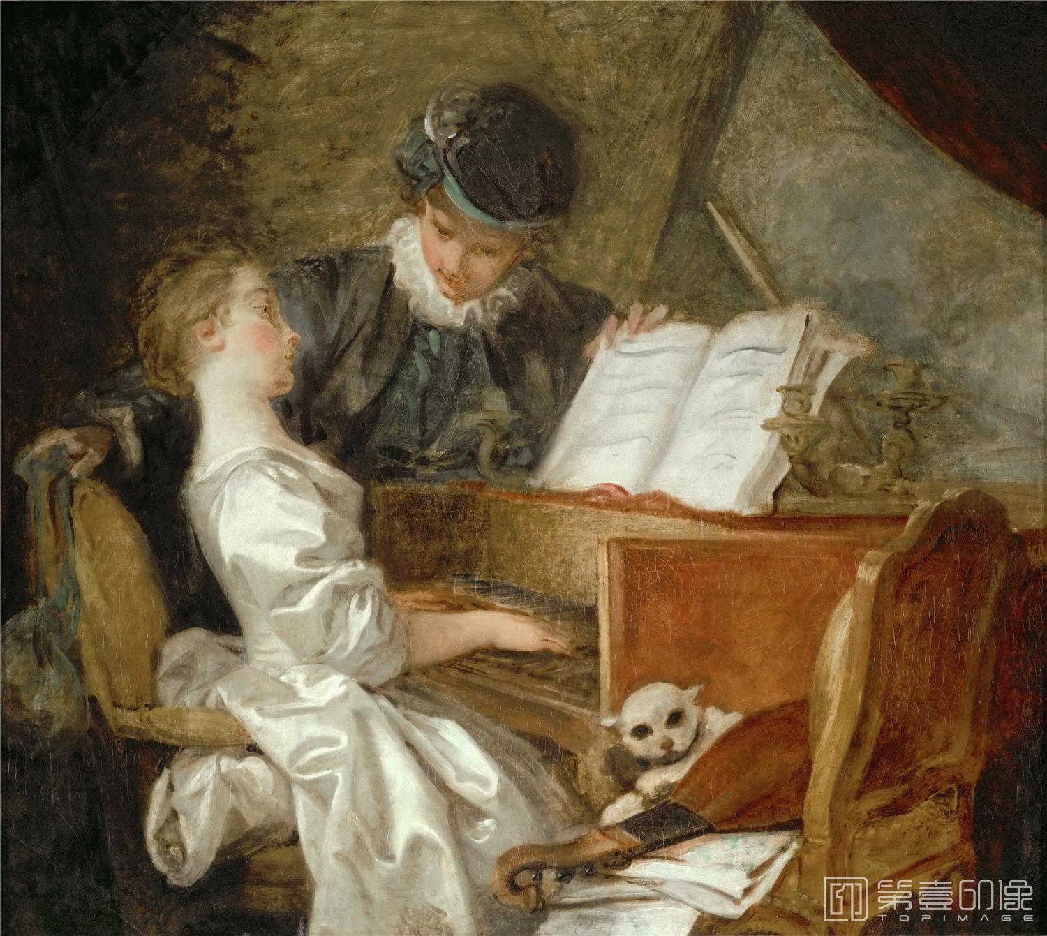 油画-卢浮宫-Jean-Honoré FRAGONARDGrasse, 1732-Paris-1125